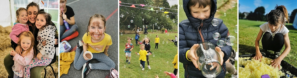 photos of children attending holiday club stockport