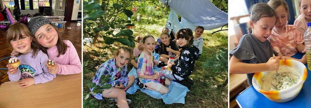 eating with kids on holiday