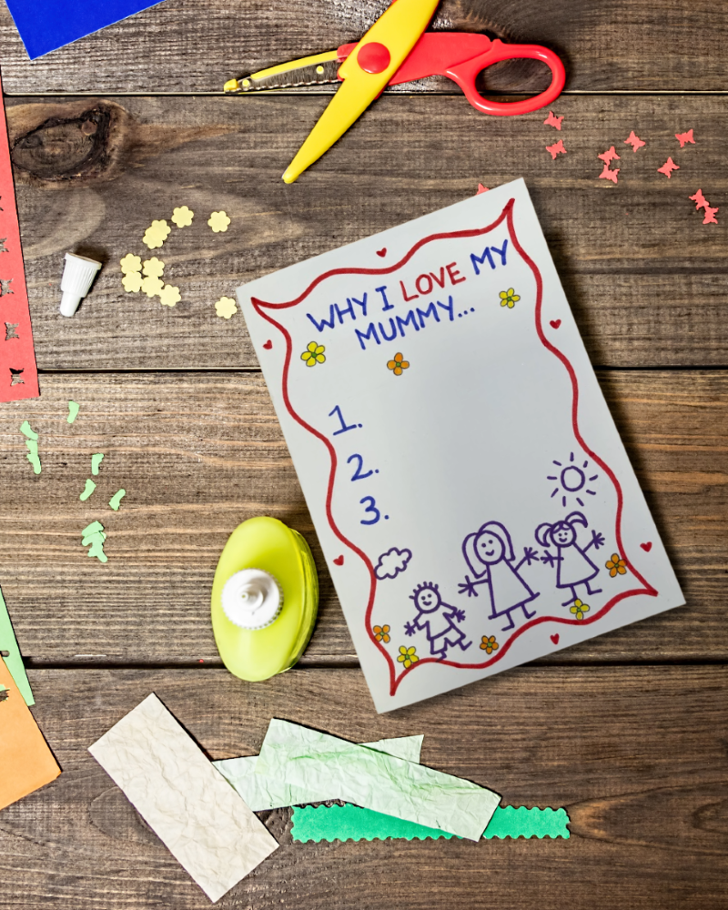 Mother's Day card ideas for kids