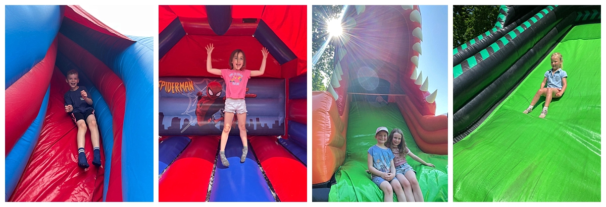 Bouncing castle inflatables summer for kids in stockport