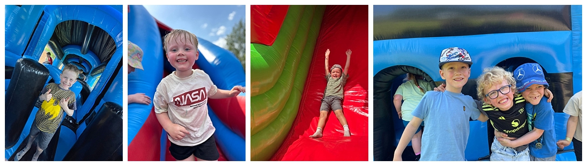 Bouncing castle inflatables summer for kids in stockport